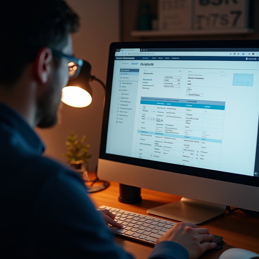 Detalii tehnice configurare software gestiune financiară